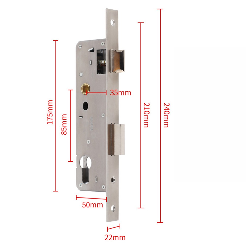 Furniture Hardware Fitting - 8520/8525/8530/8535 Алюминиевый дверной замок Универсальный одинарный
