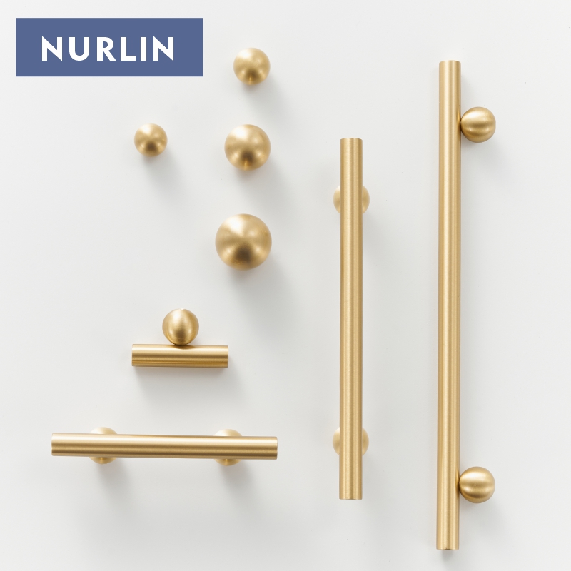 Furniture Hardware Jig - Nurlin латунные круглые шаровые ручки для
